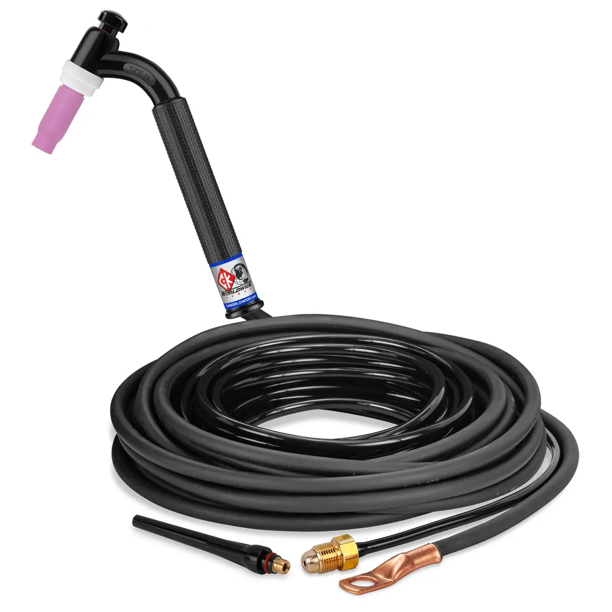 Tl2125n Fx - 200 Amp Flex Head Tig Torch, Gas-Cooled, 12.5' Standard Cables, Trim Line 1