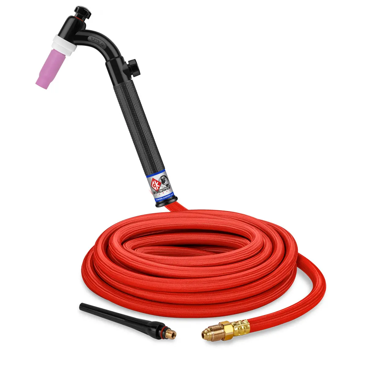 Tl2125vhsf Fx - 200 Amp Flex Head Tig Torch With Valve, Gas-Cooled, 12.5' Superflex Cables, Trim Line 1