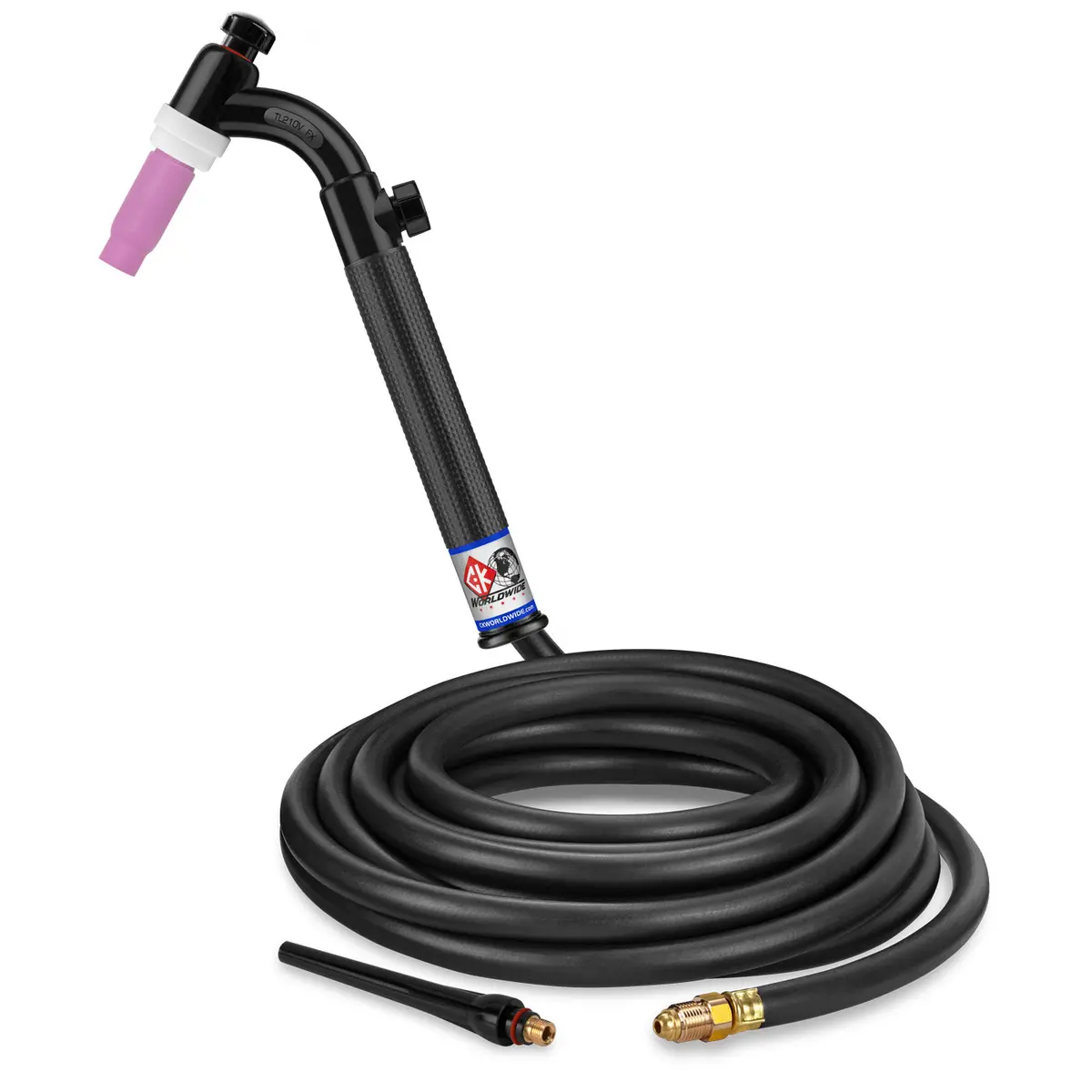 Tl2125vh Fx - 200 Amp Flex Head Tig Torch With Valve, Gas-Cooled, 12.5' Standard Cables, Trim Line 1