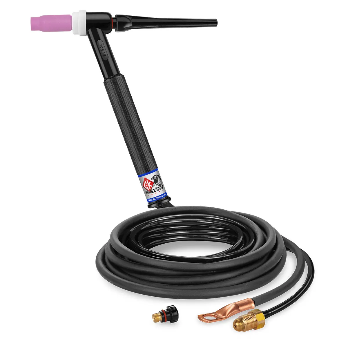 Tl26-12-2 Rg - 200 Amp Rigid Head Tig Torch, Gas-Cooled, 12.5' Standard Cables, Trim Line 1