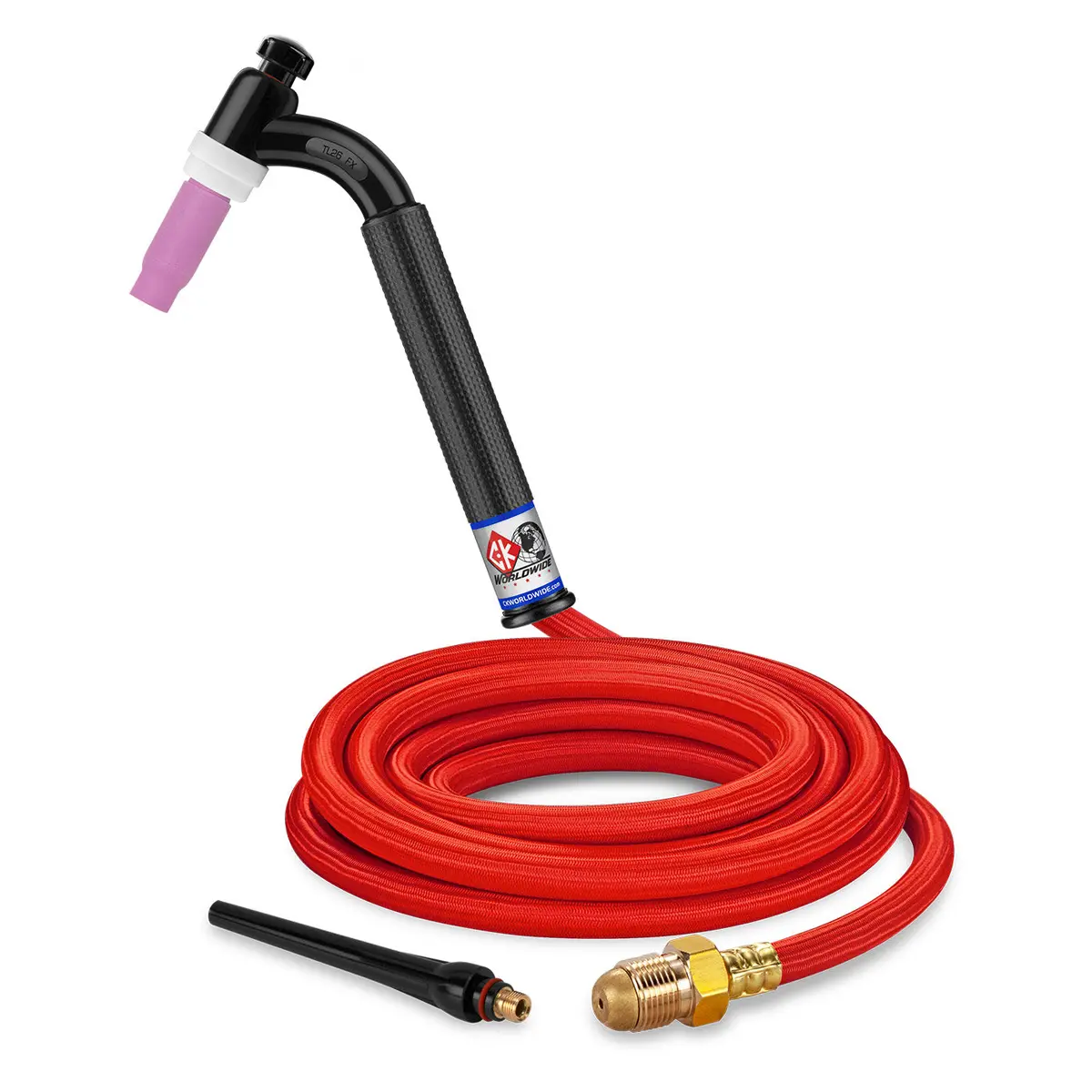 Tl26-12-Rsf Fx - 200 Amp Flex Head Tig Torch, Gas-Cooled, 12.5' Superflex Cables, Trim Line 1