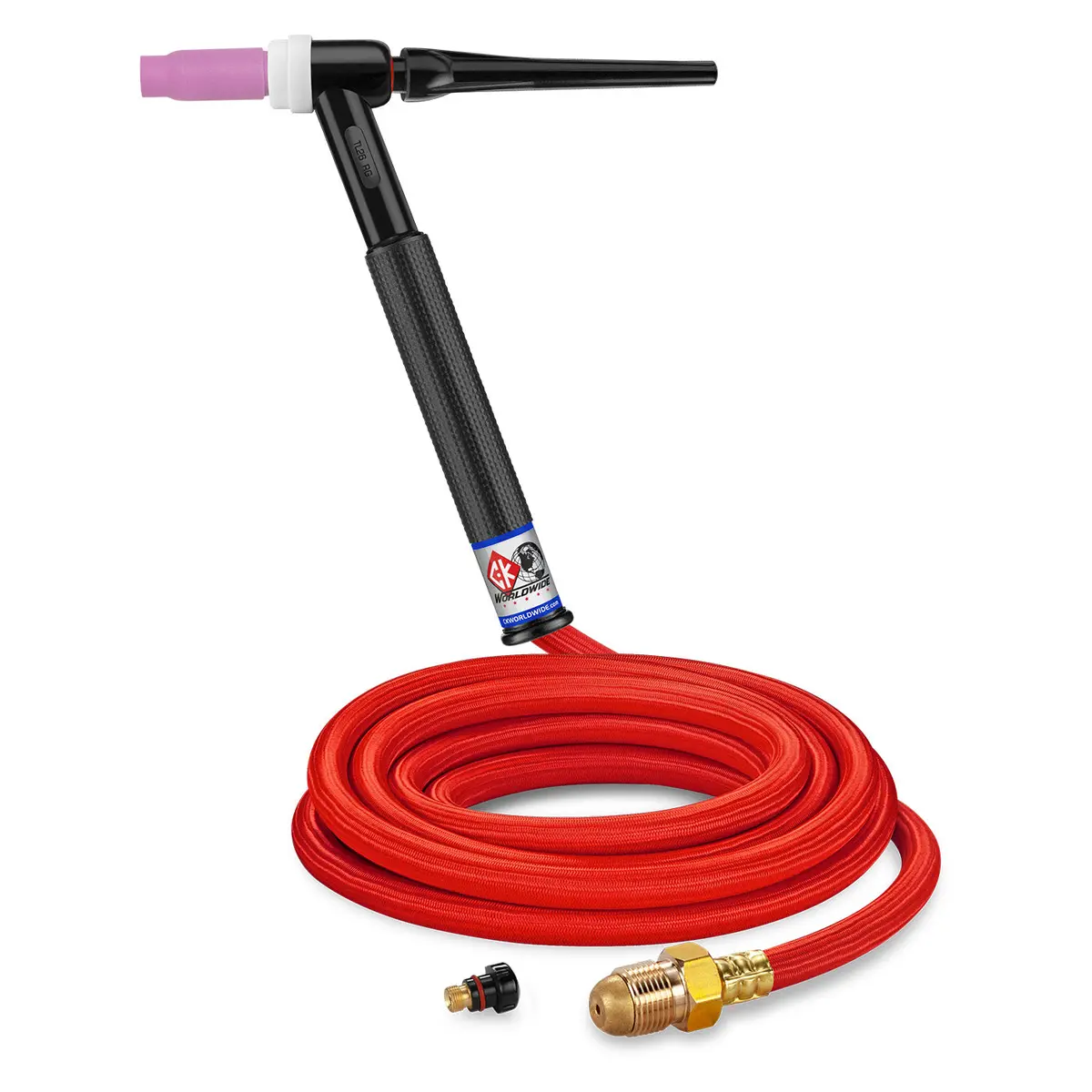 Tl26-12-Rsf Rg - 200 Amp Rigid Head Tig Torch, Gas-Cooled, 12.5' Superflex Cables, Trim Line 1