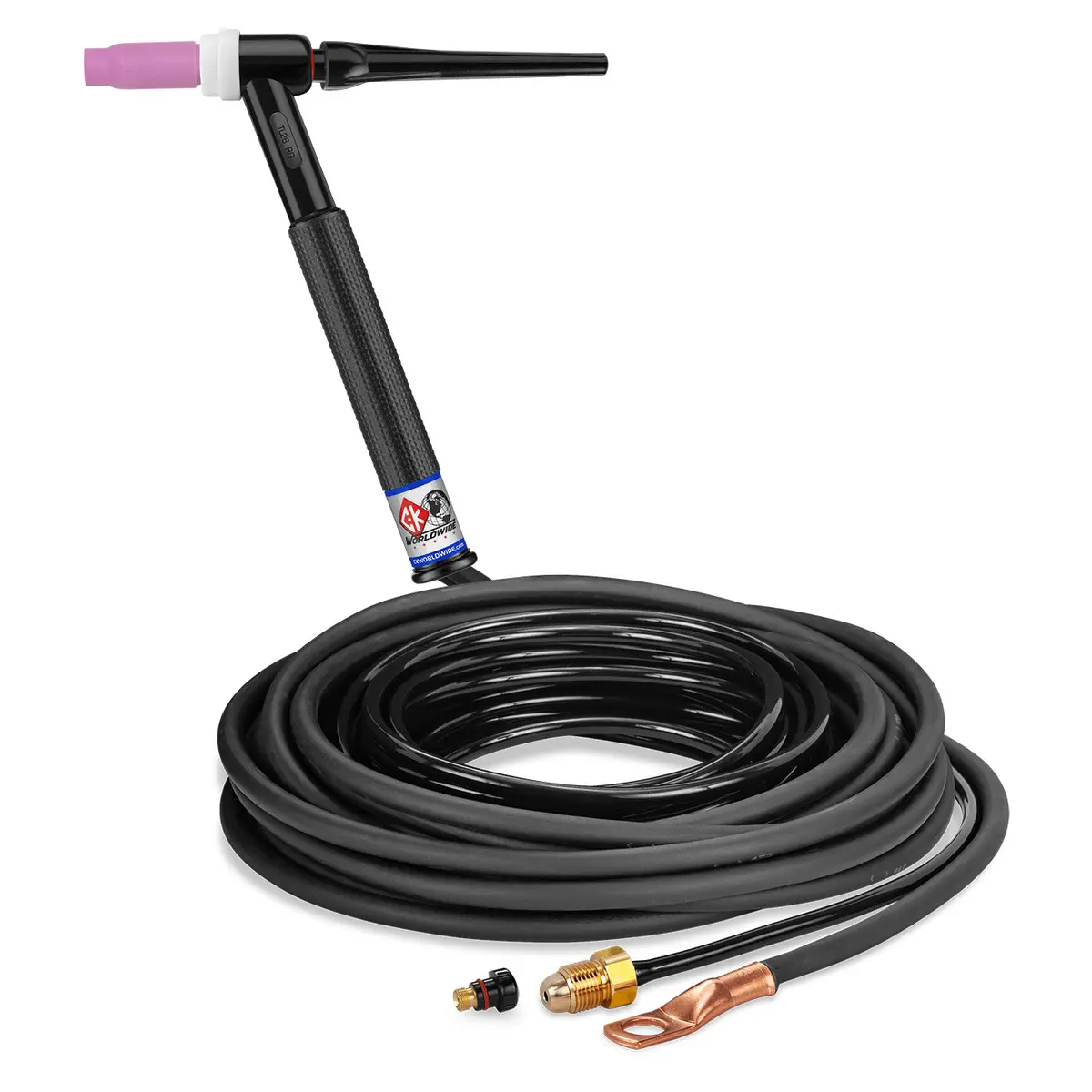 Tl26-25-2 Rg - 200 Amp Rigid Head Tig Torch, Gas-Cooled, 25' Standard Cables, Trim Line 1