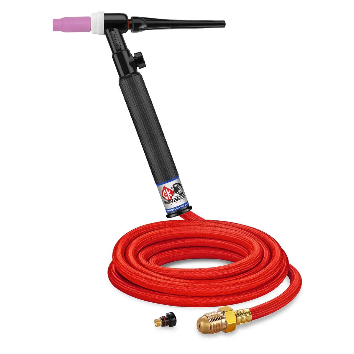 Tl26v-12-Rsf Rg - 200 Amp Rigid Head Tig Torch With Valve, Gas-Cooled, 12.5' Superflex Cables, Trim Line 1