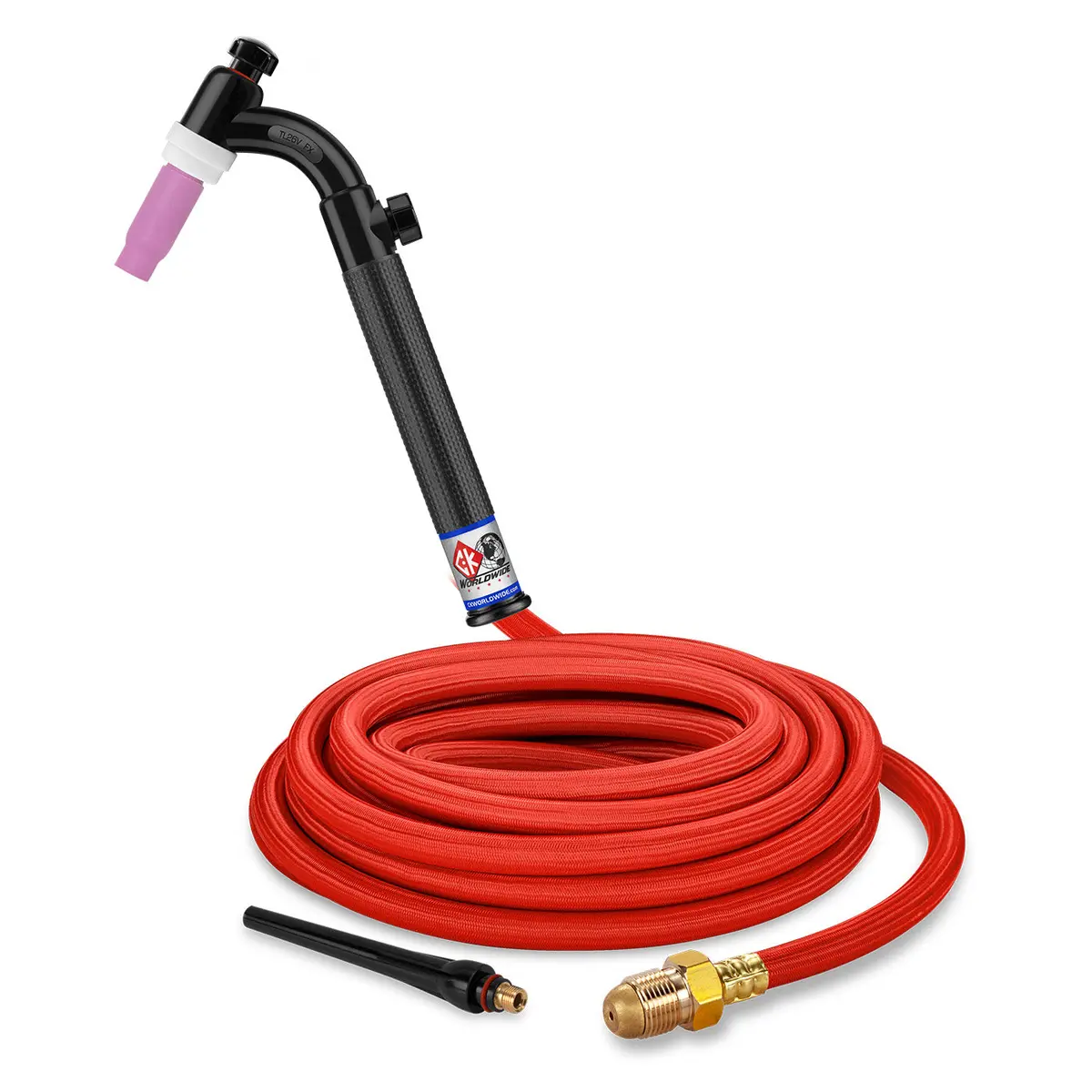 Tl26v-25-Rsf Fx - 200 Amp Flex Head Tig Torch With Valve, Gas-Cooled, 25' Superflex Cables, Trim Line 1