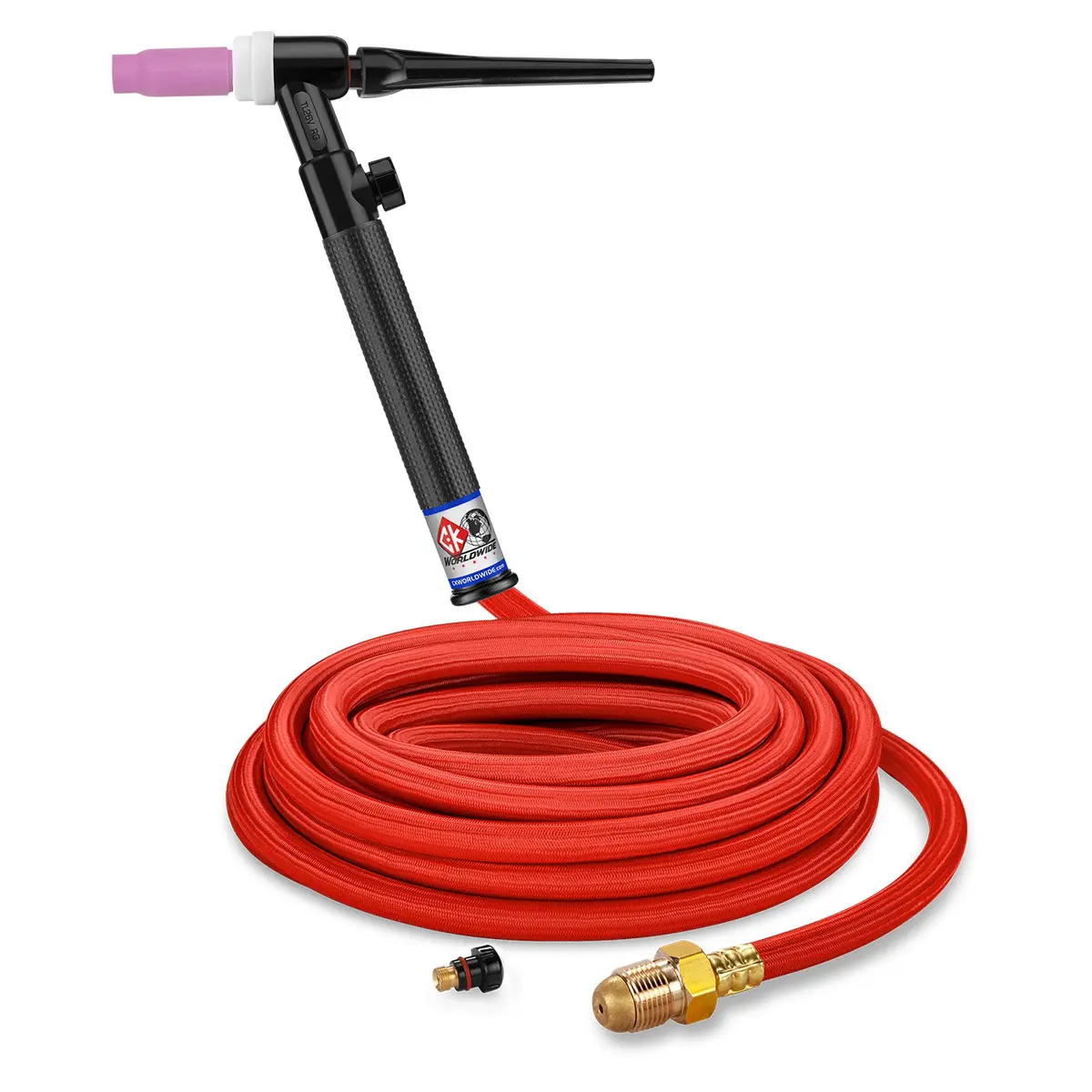 Tl26v-25-Rsf Rg - 200 Amp Rigid Head Tig Torch With Valve, Gas-Cooled, 25' Superflex Cables, Trim Line 1