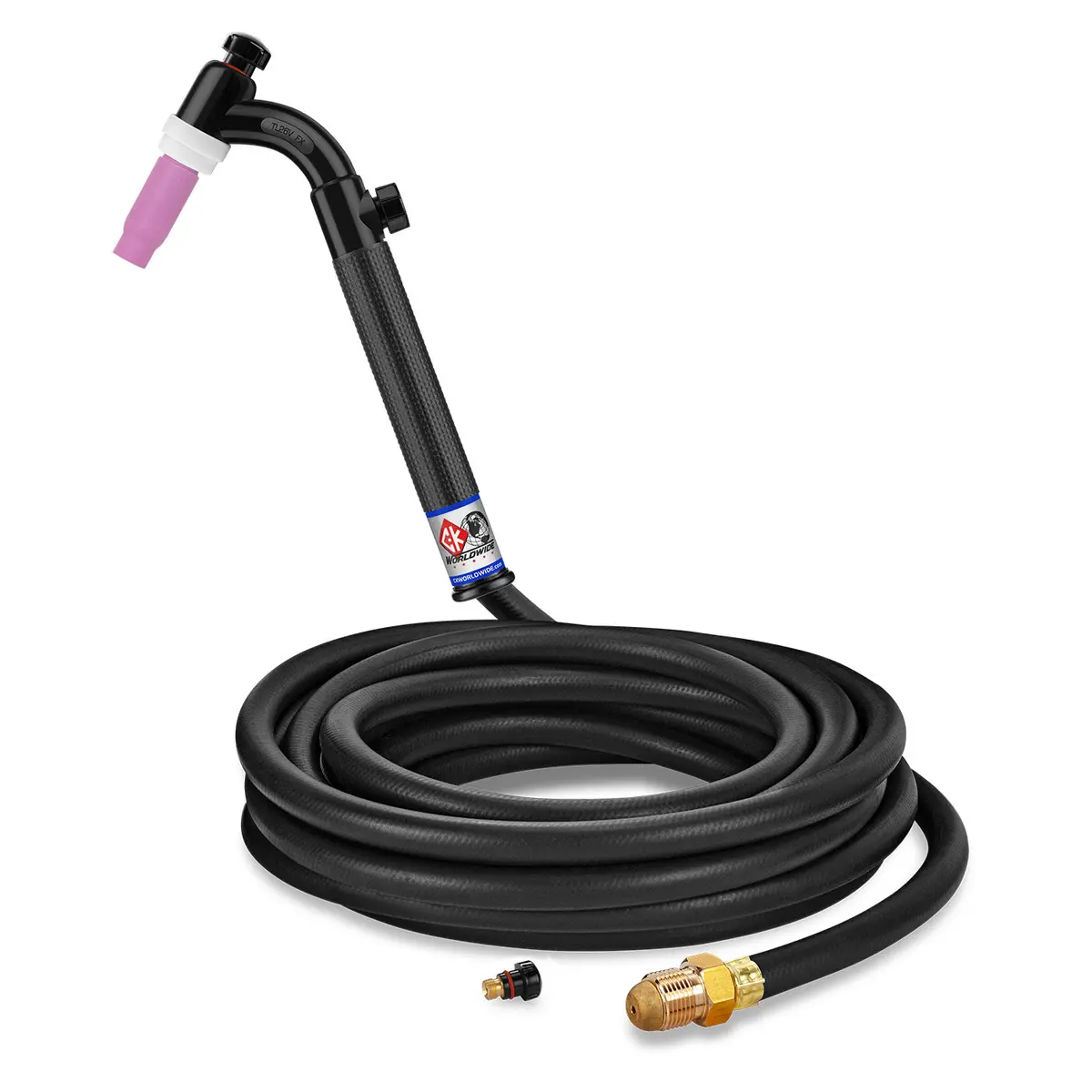 Tl26v-25-R Fx - 200 Amp Flex Head Tig Torch With Valve, Gas-Cooled, 25' Standard Cables, Trim Line 1