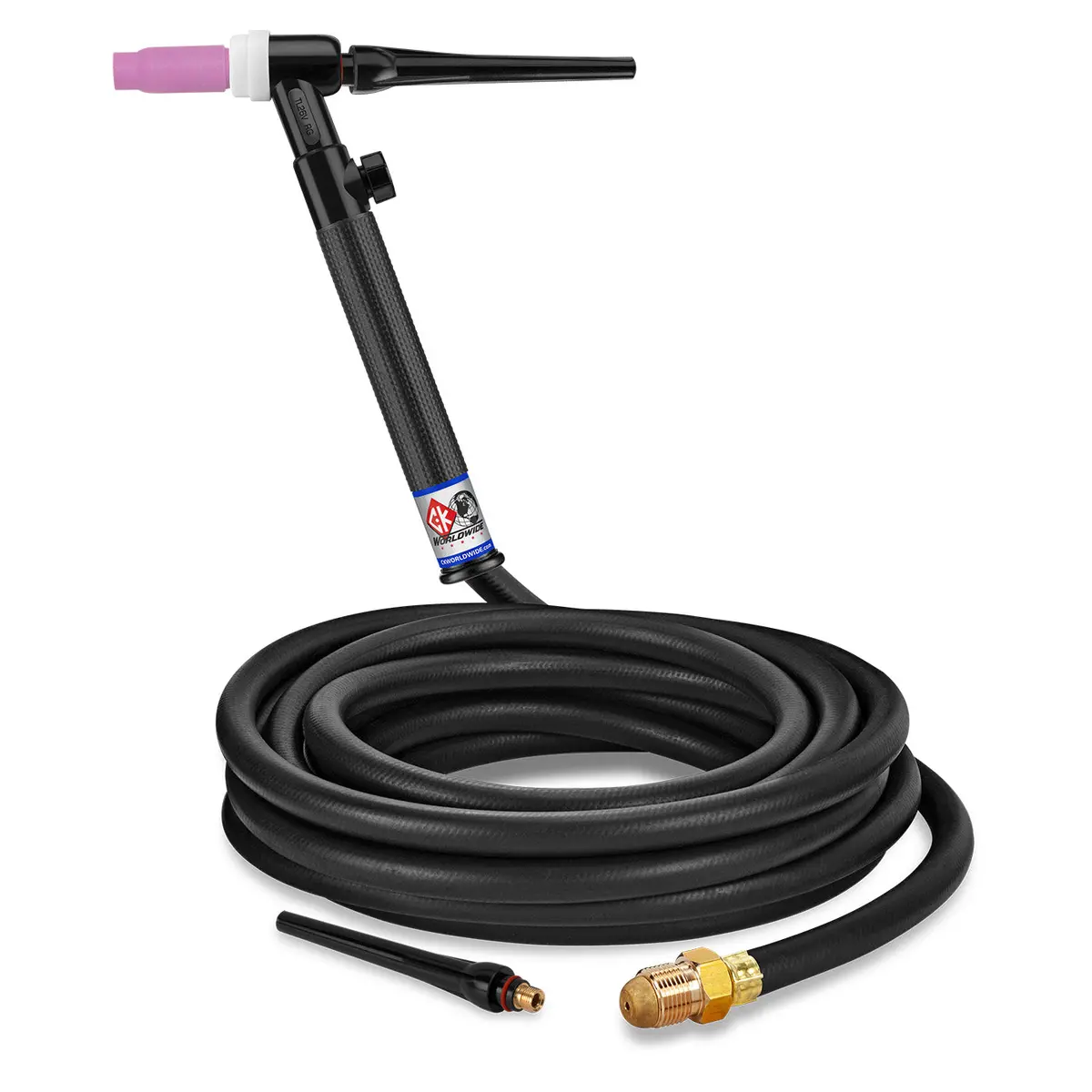 Tl26v-25-R Rg - 200 Amp Rigid Head Tig Torch With Valve, Gas-Cooled, 25' Standard Cables, Trim Line 1