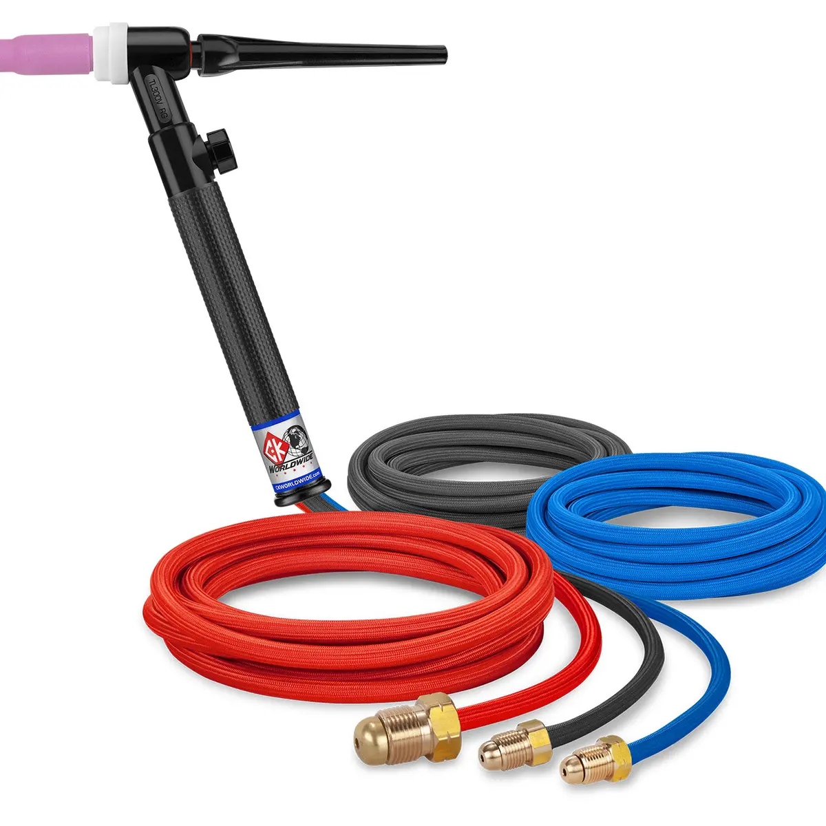 Tl312vsf - 350 Amp Rigid Head Tig Torch With Valve, Water-Cooled, 12.5' Superflex Cables, Trim Line 1