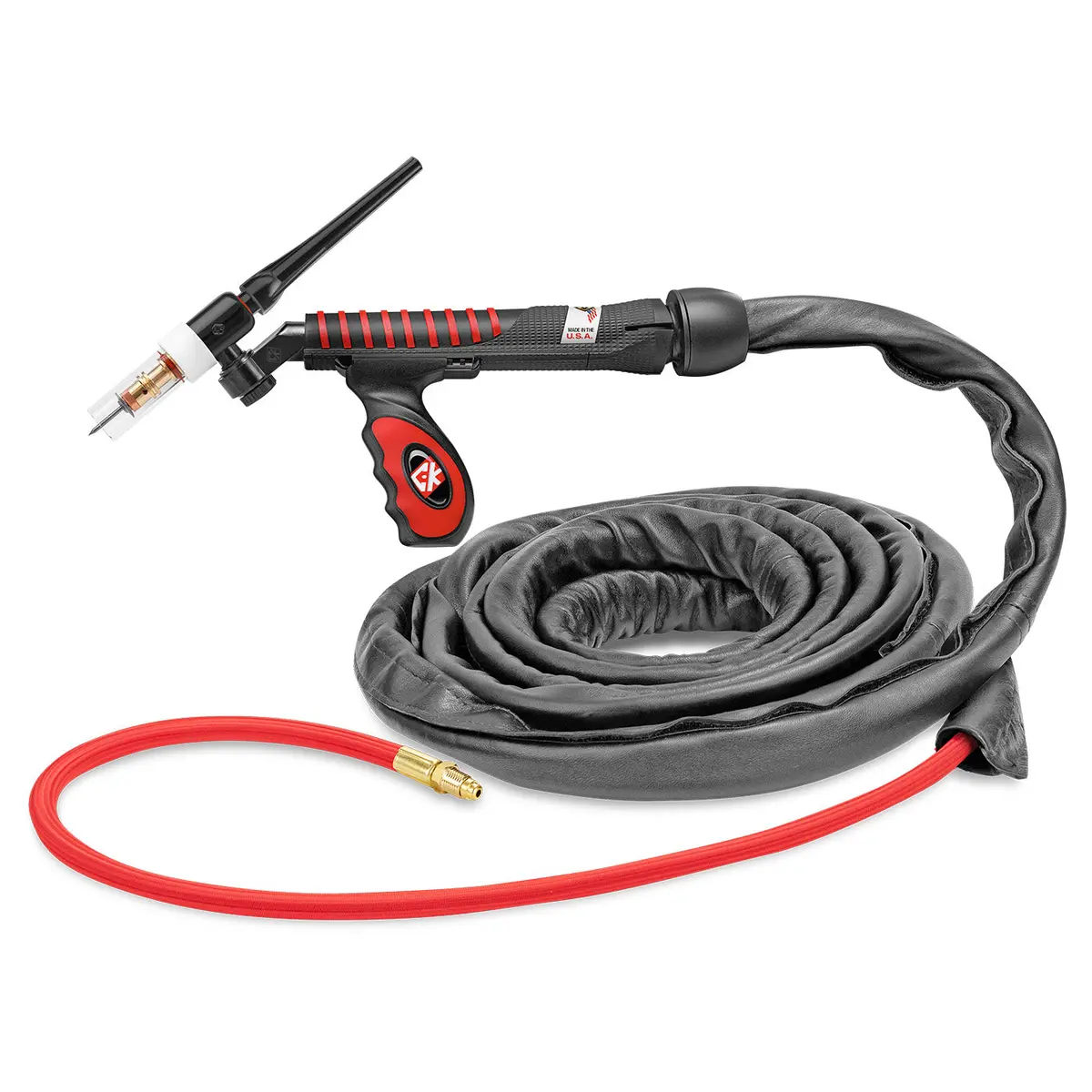 Usfl1512sf - 150 Amp Flex-Loc Tig Torch, Gas-Cooled, 12.5' Superflex Cables 1