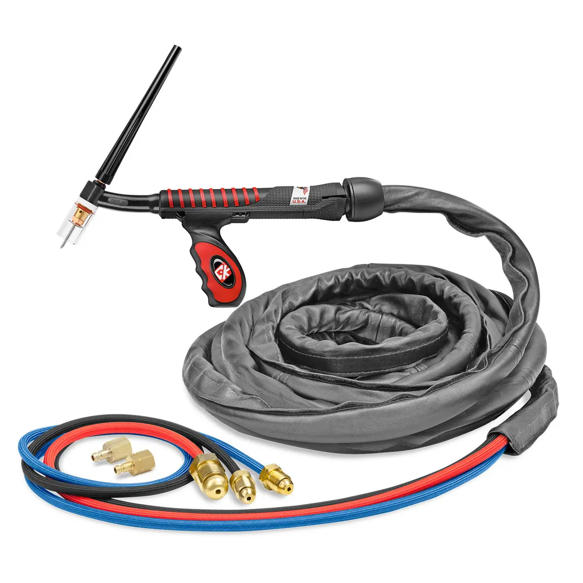 Usfl2325sf - 230 Amp Flex-Loc Tig Torch, Water-Cooled, 25' Superflex Cables 1