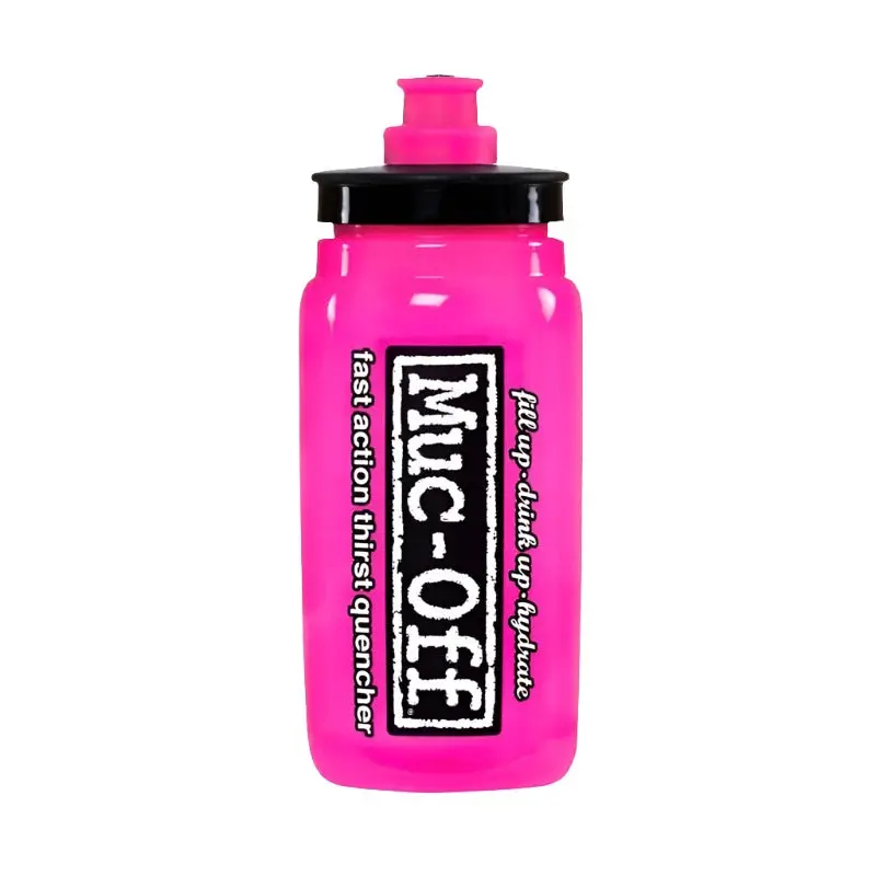 Muc-Off Pink Custom Fly 550Ml Water Bottle 1