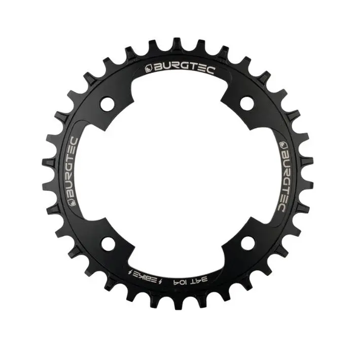 Burgtec 104 Bcd E-Bike Specific Outside Fit Chainring (Shimano Motor) 1