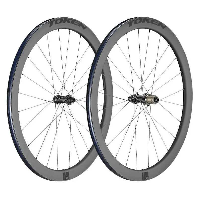 Token Resolute C45d Carbon Disc Road Wheelset 1