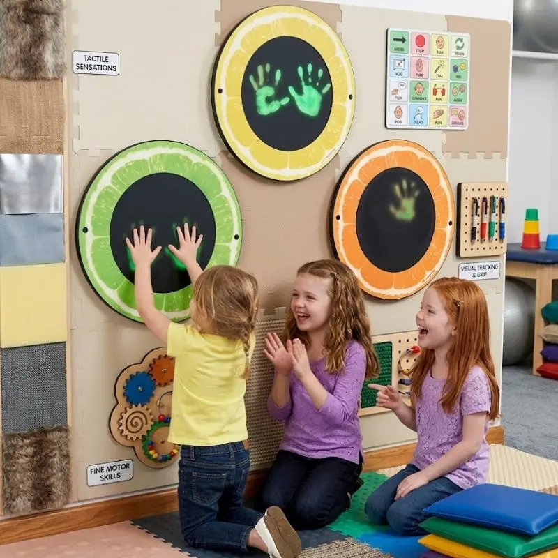 Citrus Magic Set Of 3 Heat Sensitive Wall Panel 1
