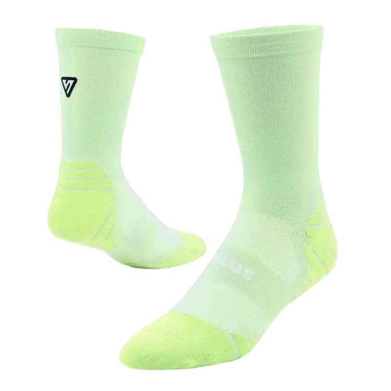 Versus Classic Lime Crew Tab Socks 1
