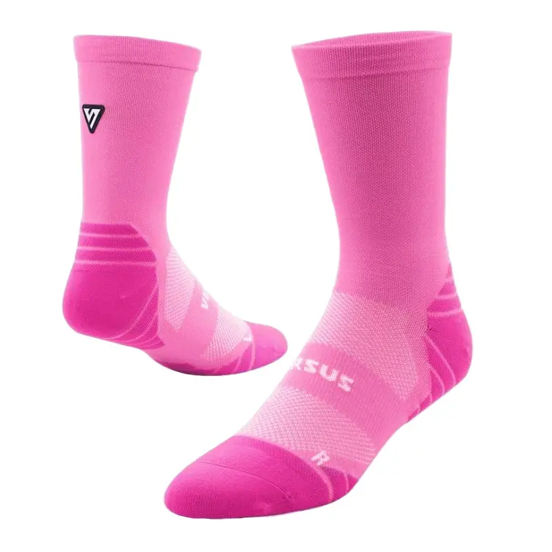 Versus Classic Pink Crew Tab Socks 1