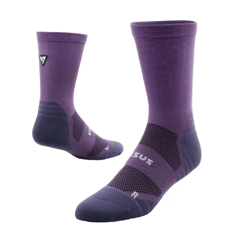 Versus Classic Plum Crew Tab Socks 1
