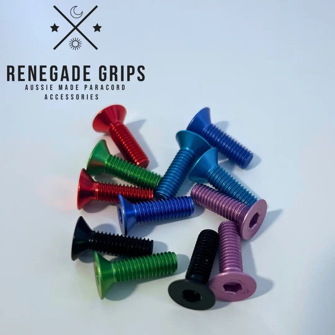 Paracord Grip Coloured Bolts 1