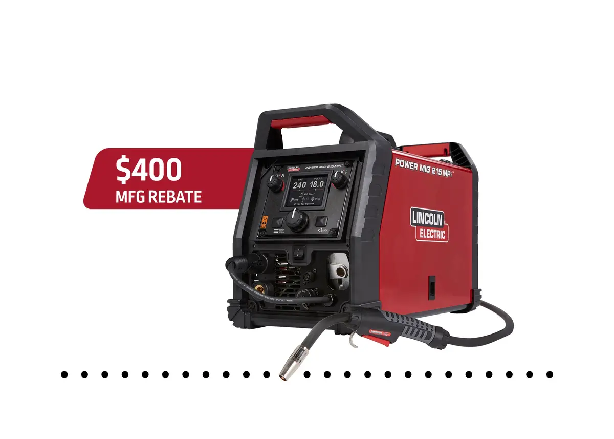 Lincoln Electric Power Mig® 215 Mpi™ Multi-Process Welder 1