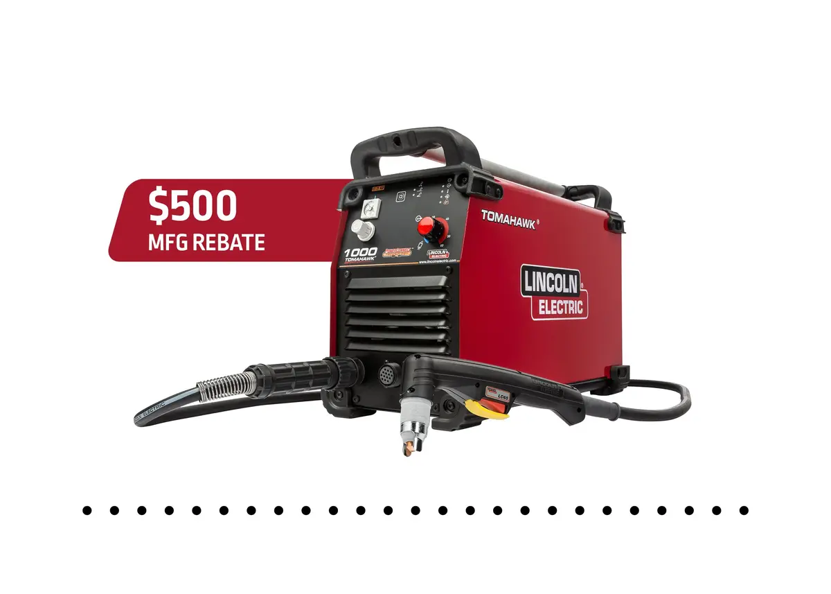 Lincoln K2808-1 Tomahawk® 1000 Plasma Cutter With Hand Torch 1