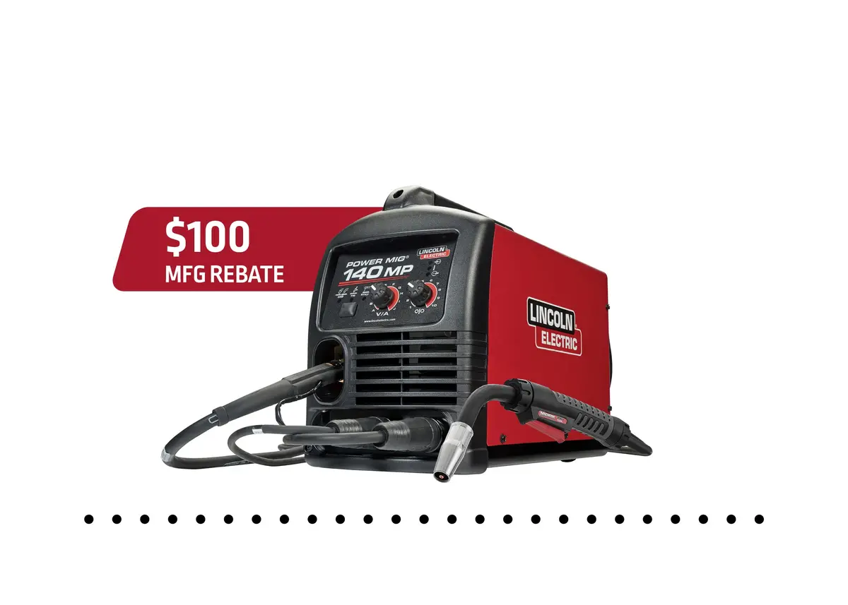 Lincoln Power Mig 140Mp Multi-Process Welder K4498-1 1