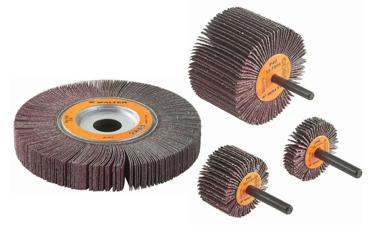 Walter 15F206 2" X 3/8" 60 Grit Coolcut Flap Wheel 1