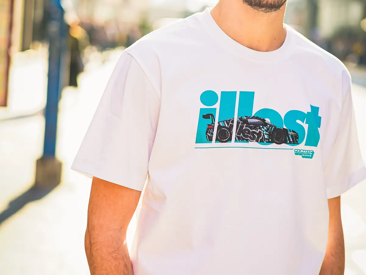 Collab T-Shirt - Camouflage R8 - White - Tarmac Works X Illest 1