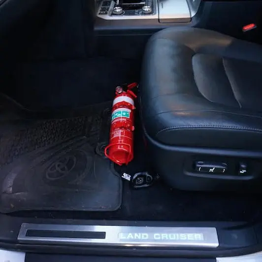 Toyota Landcruiser 200 Series Fire Extinguisher Bracket 2