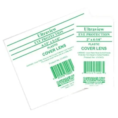 Uv24cr Ultraview Eye Protection Plastic Cover Lens 2" X 4-1/4" 1
