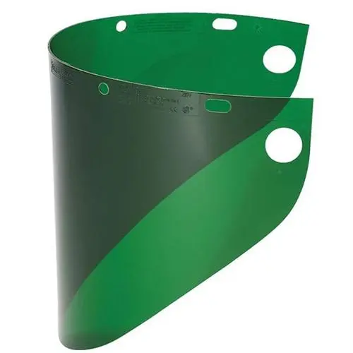 Fibre-Metal 4178 .060" 8X16-1/2" Dark Green Faceshield Window 1
