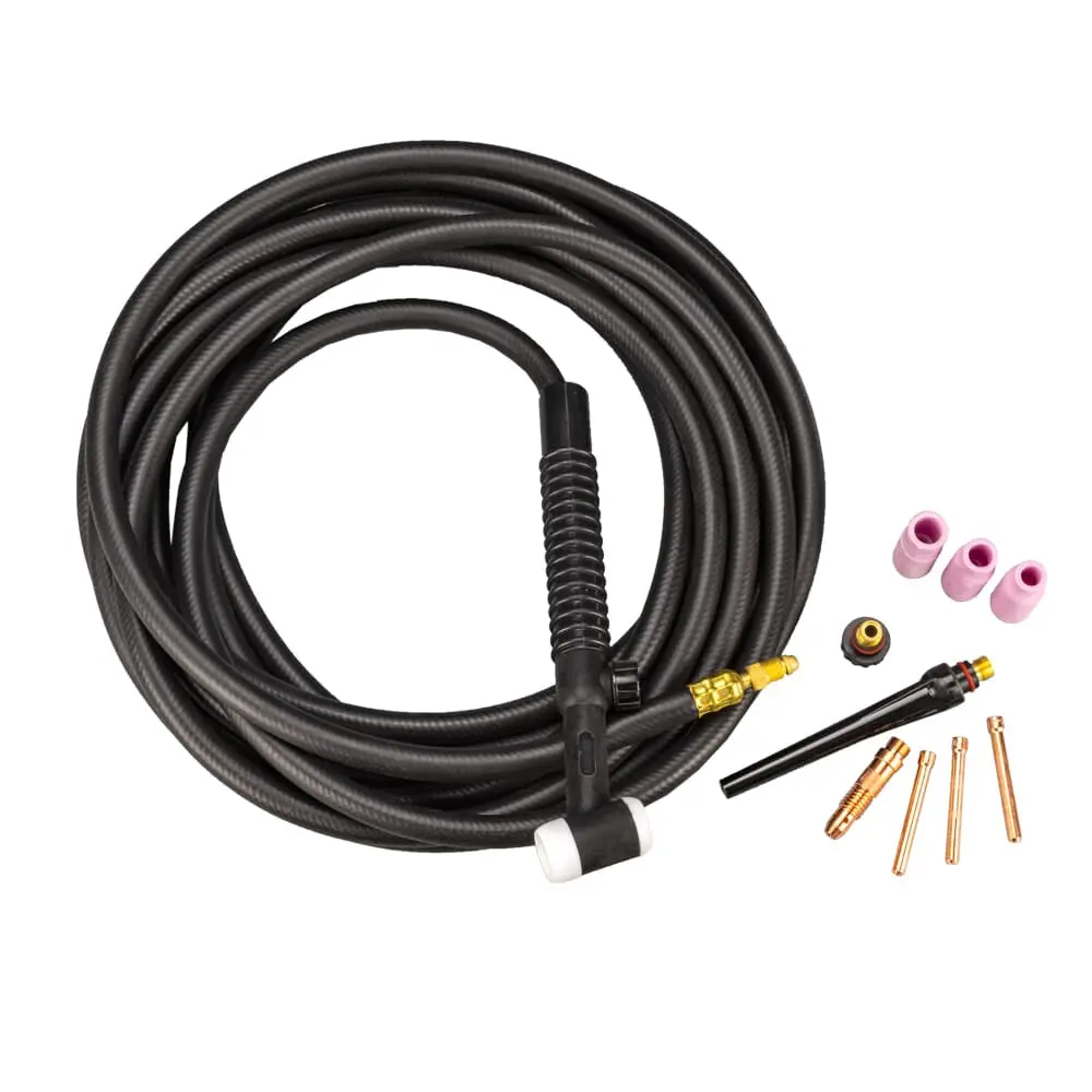 Tig Torch Assy Hw17 150 Amp 25' 1 Pc Flex Head & Valve Rbr 1