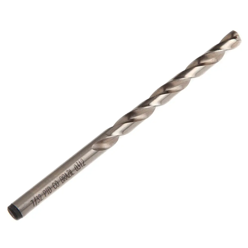 8 Percent Cobalt Drill Bit, 135 Degree Split Point, 7/32 In 1
