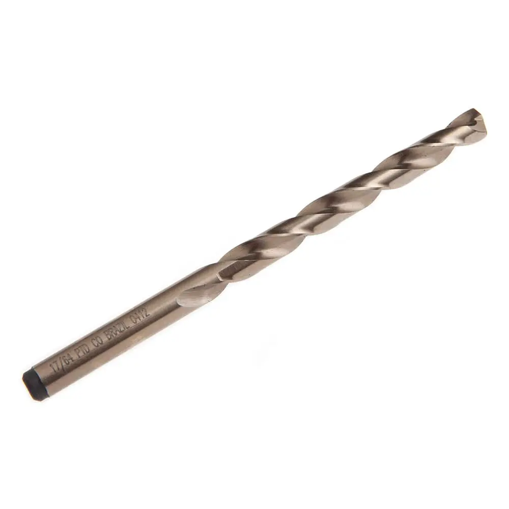 8 Percent Cobalt Drill Bit, 135 Degree Split Point, 17/64 In 1