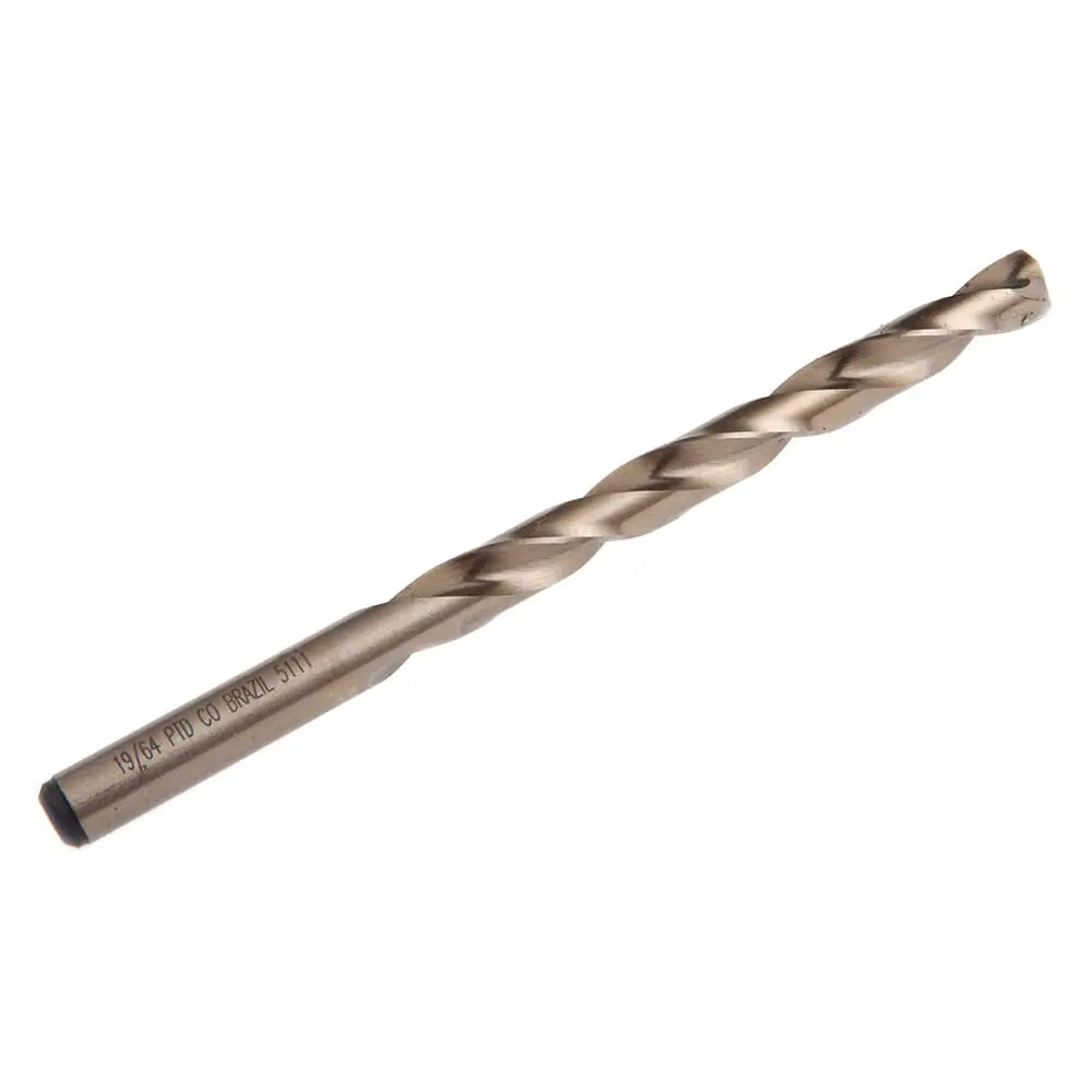 8 Percent Cobalt Drill Bit, 135 Degree Split Point, 19/64 In 1