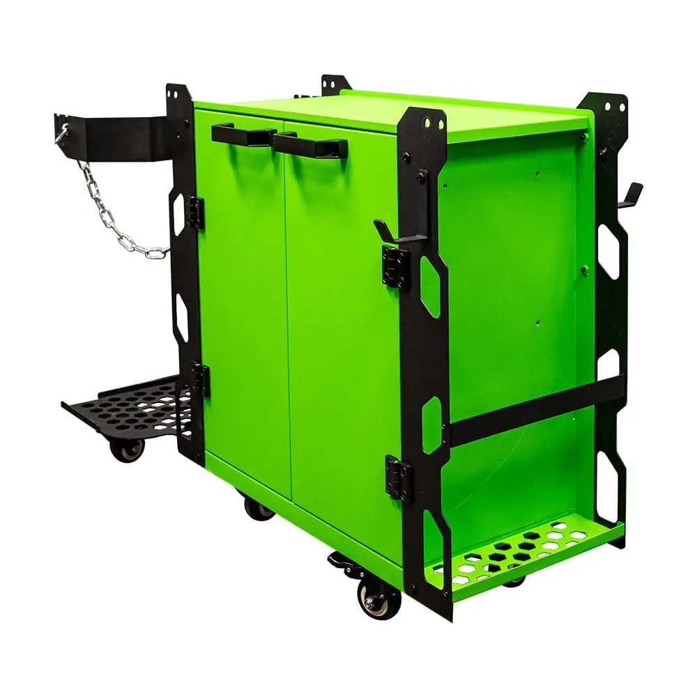 Dual-Cylinder Cabinet Cart 1