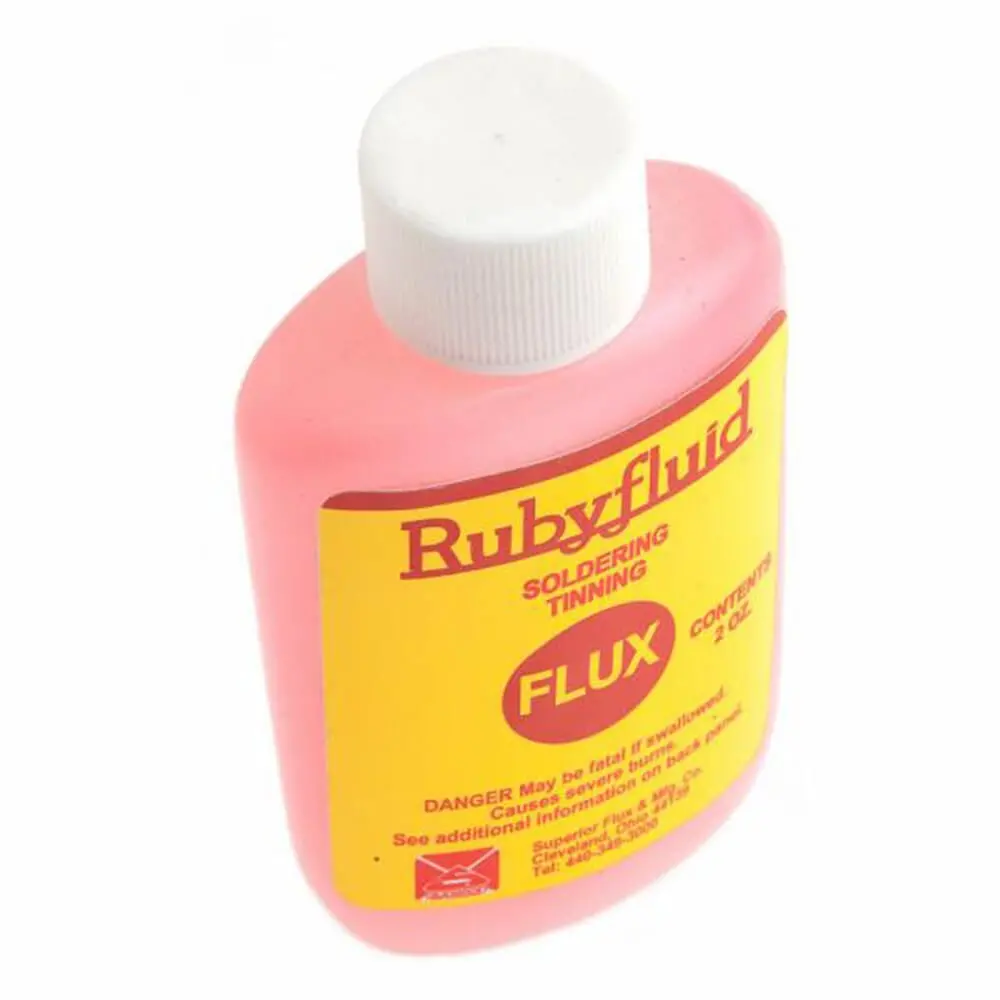 Rubyfluid Water Soluble Liquid Flux, 2 Ounce, Bulk 1