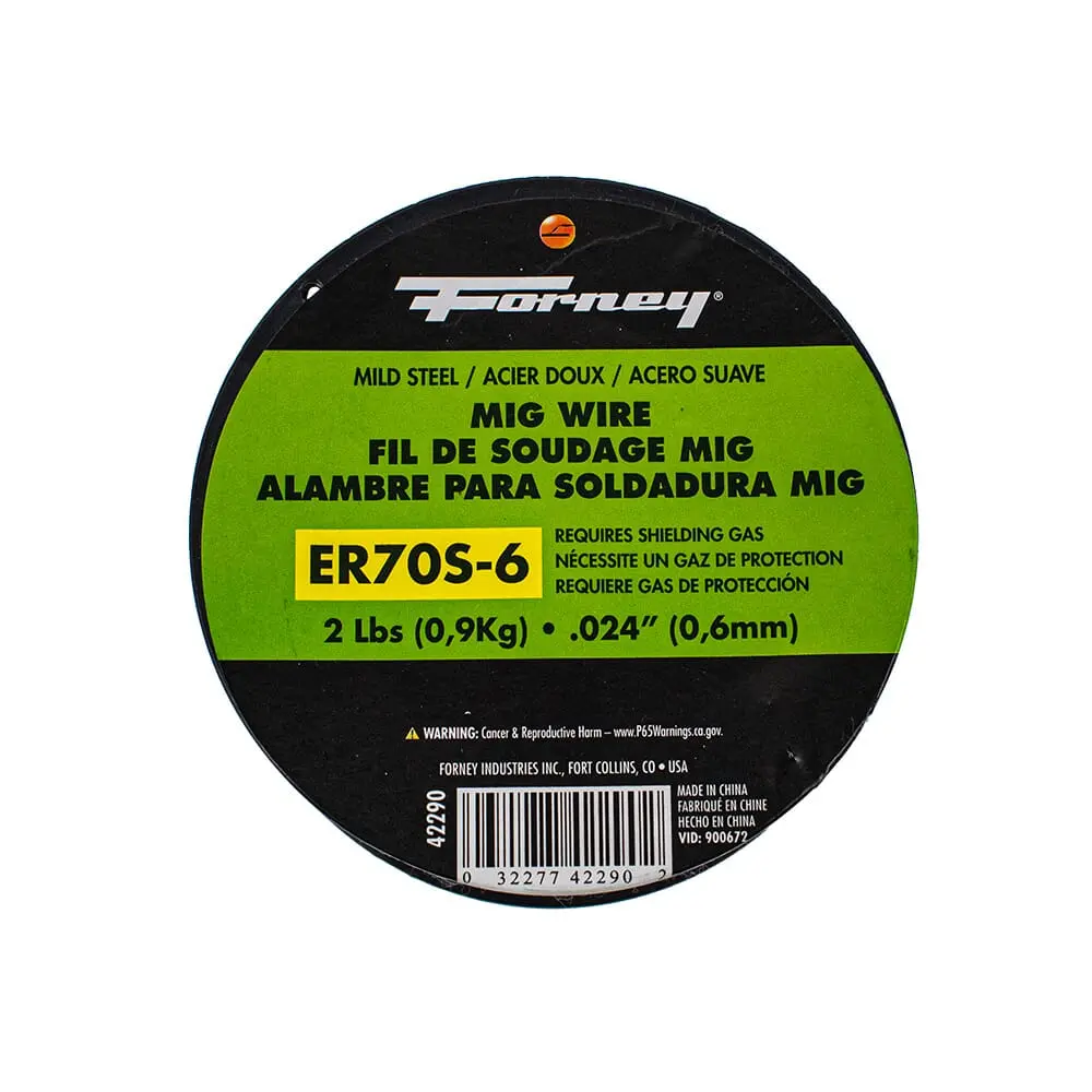 Er70s-6, Mig Welding Wire, Mild Steel, .024 In Diameter X 2 Pound Spool 1
