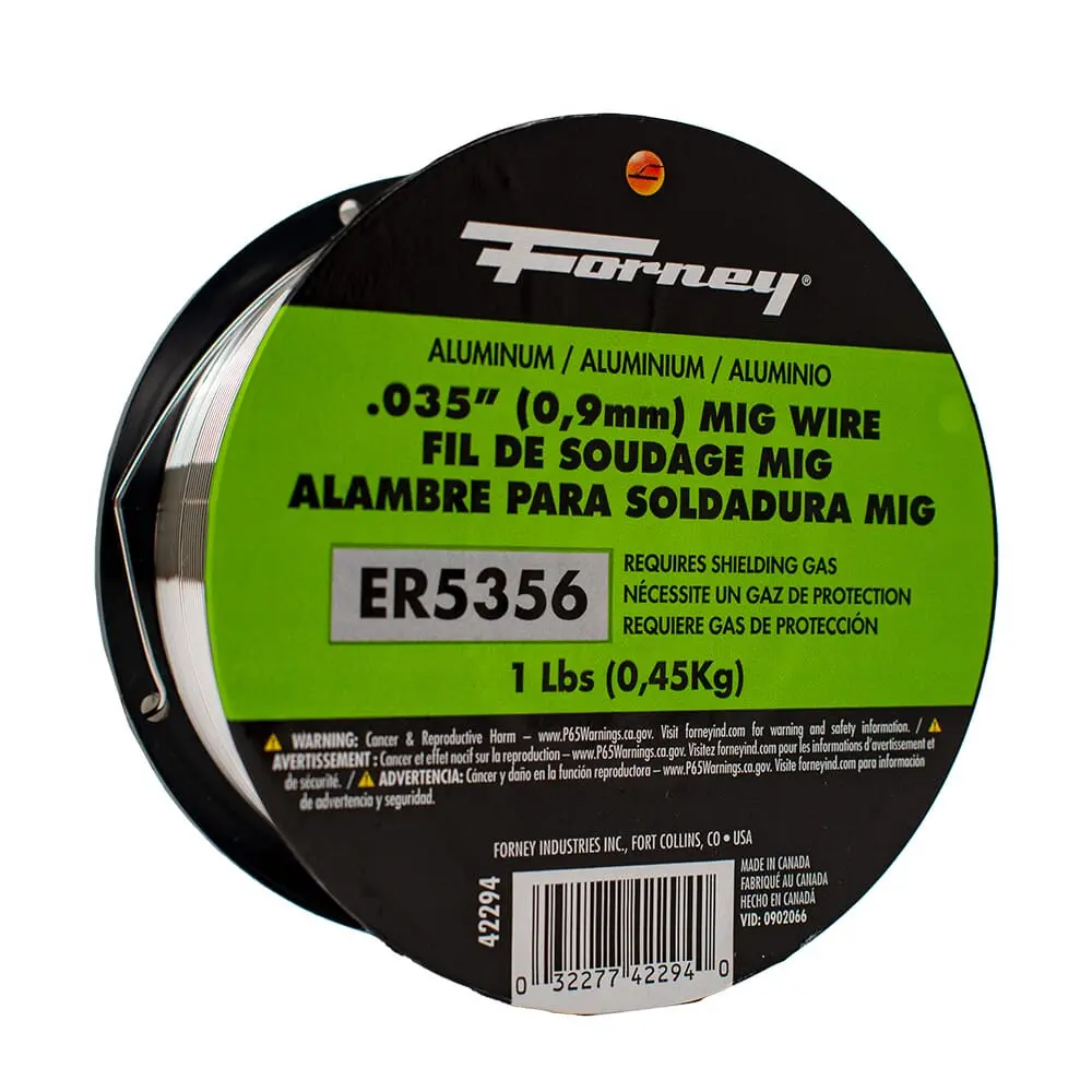 Er5356, Aluminum Mig Welding Wire, .035 In X 1 Pound 1