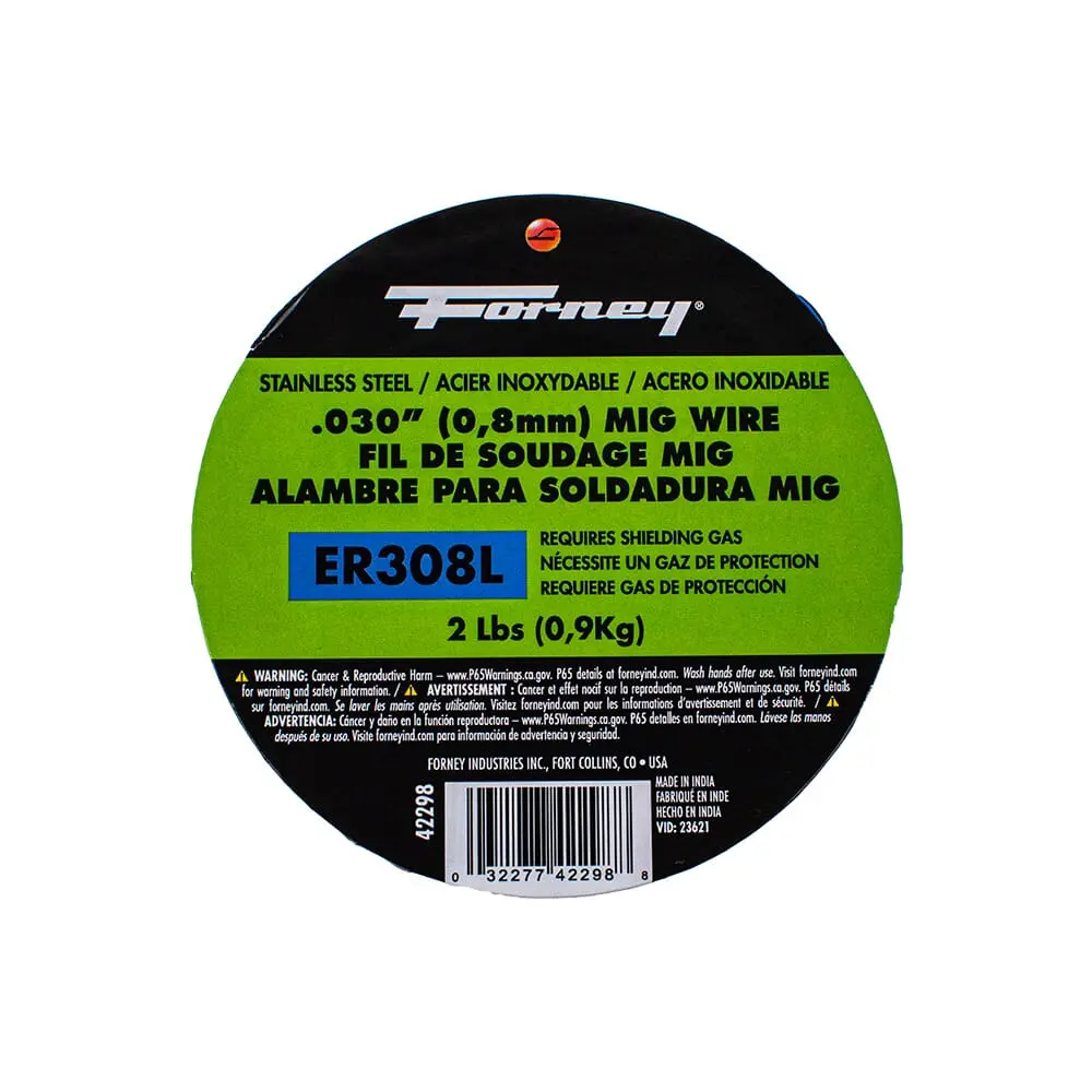 Er308l, Mig Welding Wire, Stainless Steel (Ss), .030 In X 2 Pound 1