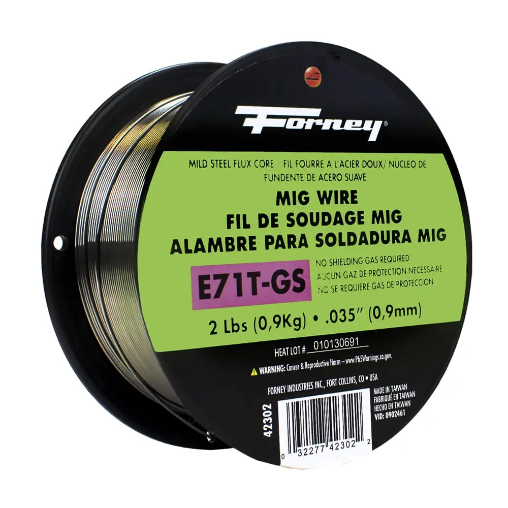 E71t-Gs Self, Steel Flux-Core Welding Wire, .035 In X 2 Pound 1