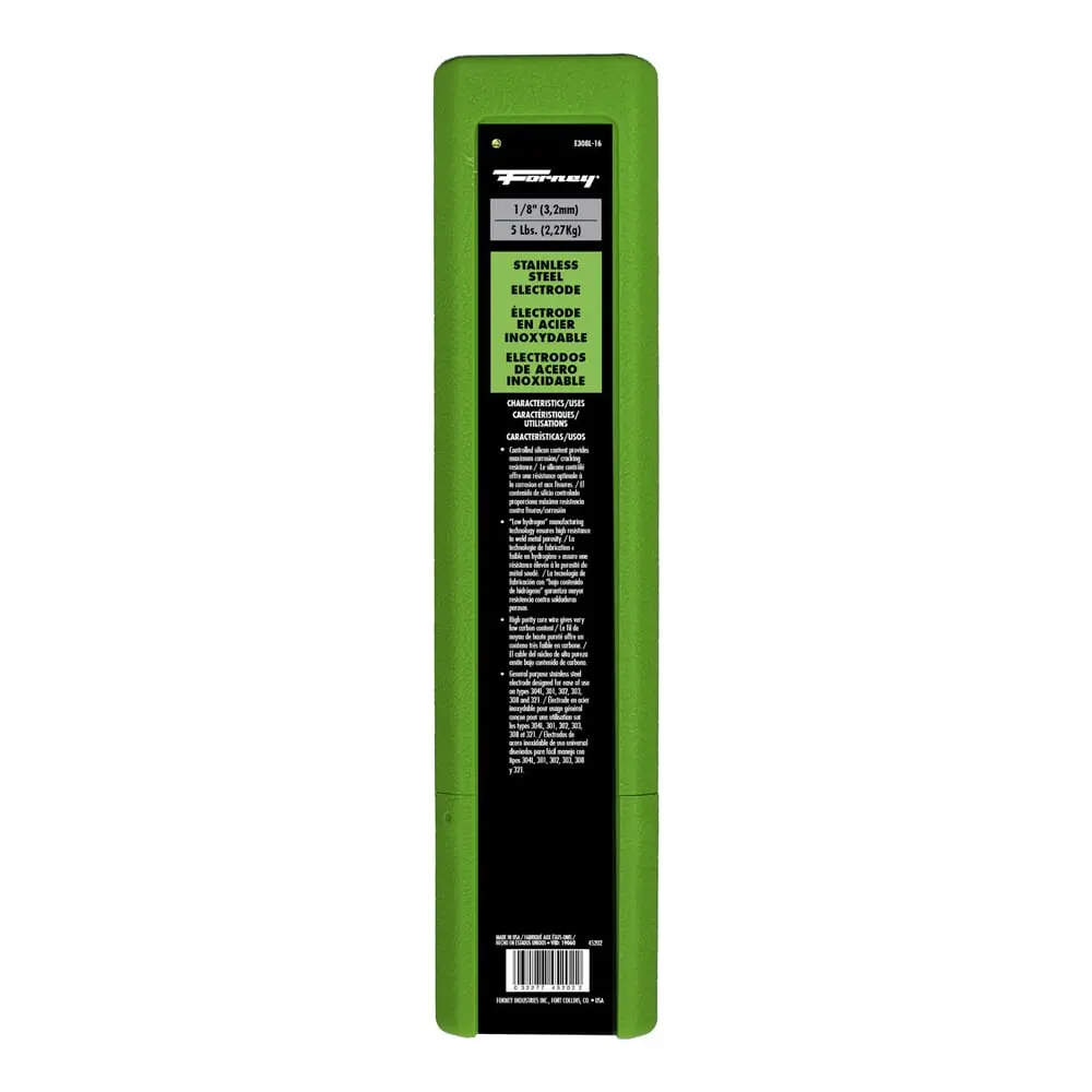 E308l-16, Stainless Steel Electrode, 1/8 In X 5-Pound 1