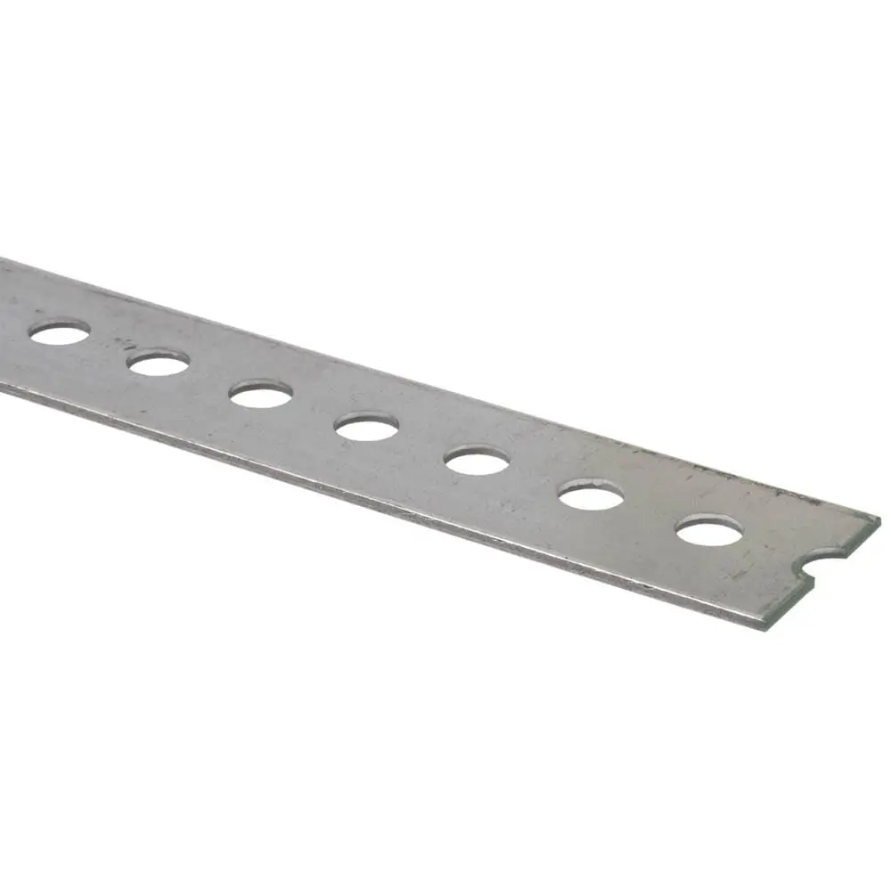 Slot Flat Plated, 3/8 In X 1-3/8 In X 3Ft 1