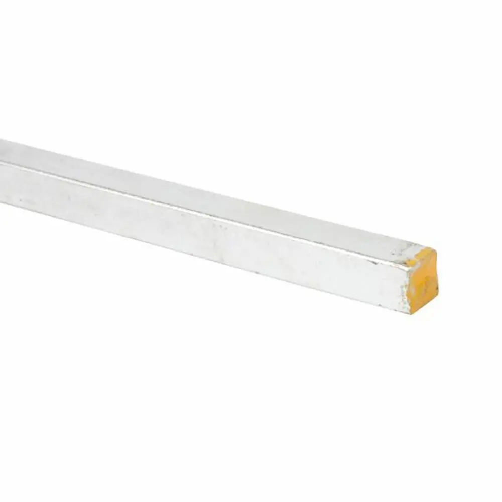 Square Plated Key Stock, 3/16 In X 1Ft 1