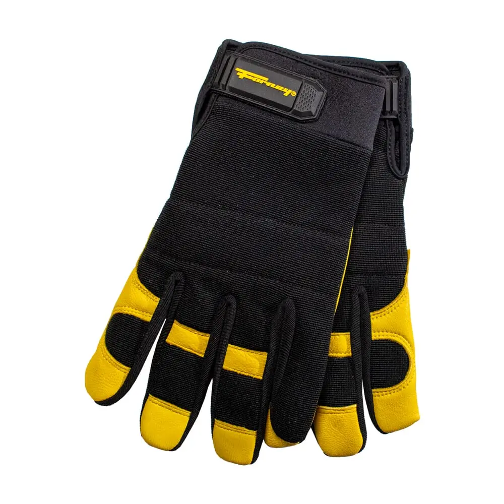 Hydra-Lock Water Resistant Utility/Multi-Purpose Goatskin Work Gloves (Men's M) 1