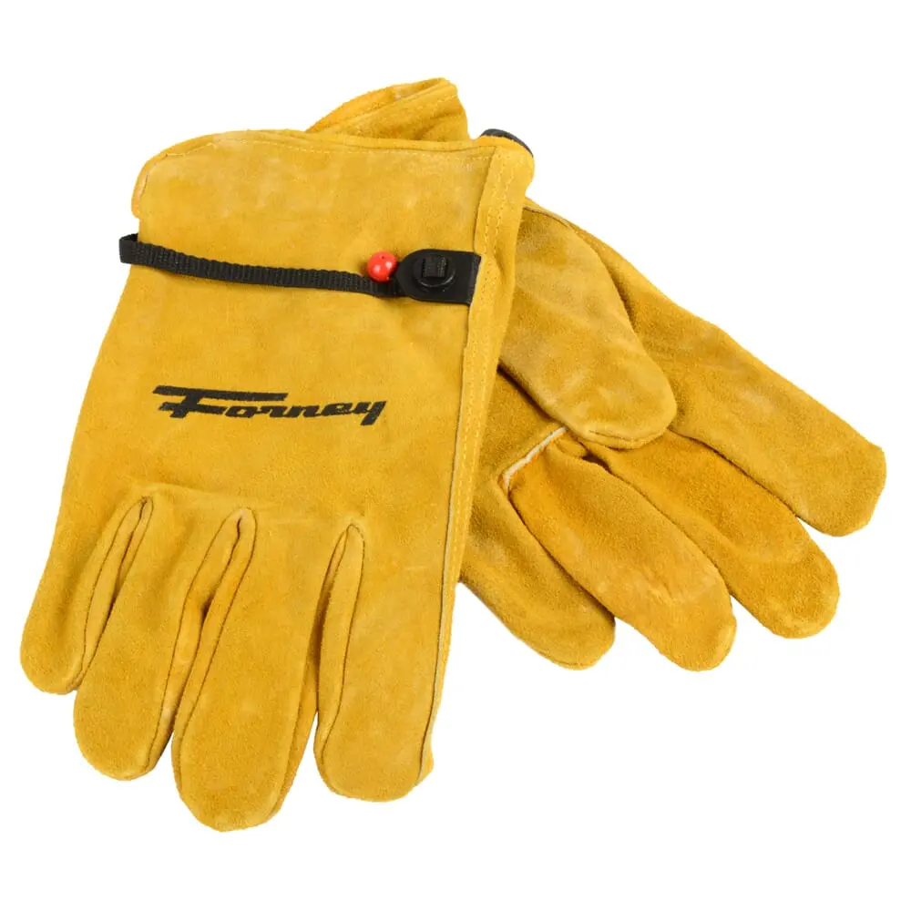 Lined Suede Cowhide Leather Driver Work Gloves (Men's Xl) 1