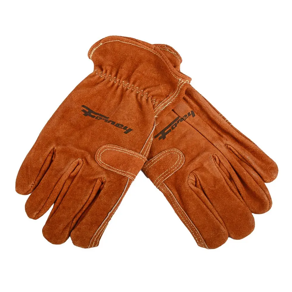 Premium Cowhide Leather Fencer Work Gloves (Men's L) 1