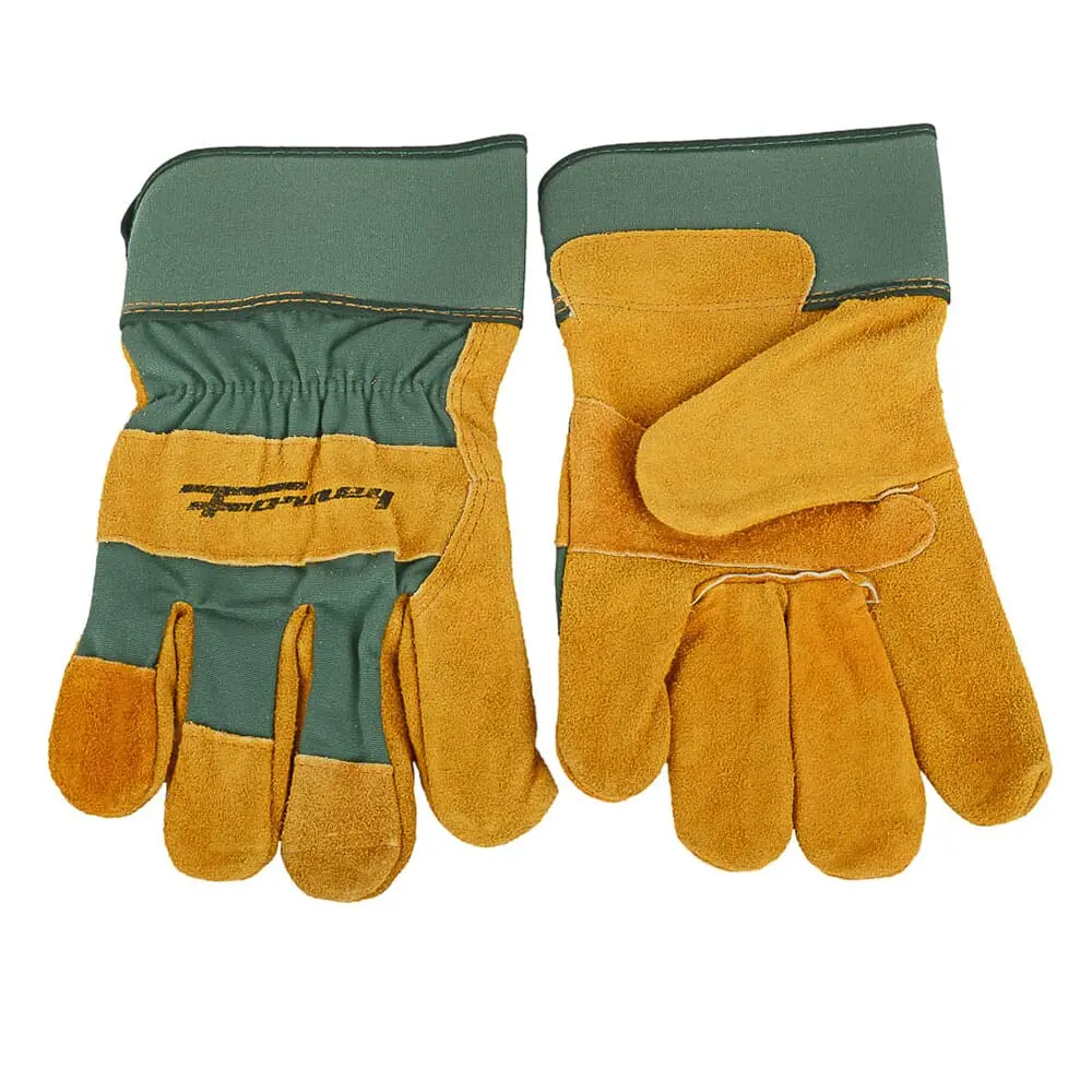 Lined Premium Cowhide Leather Palm Work Gloves (Men's Xl) 1