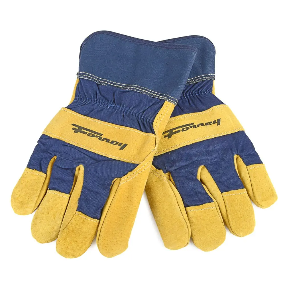 Lined Premium Pigskin Leather Palm Gloves (Men's M) 1