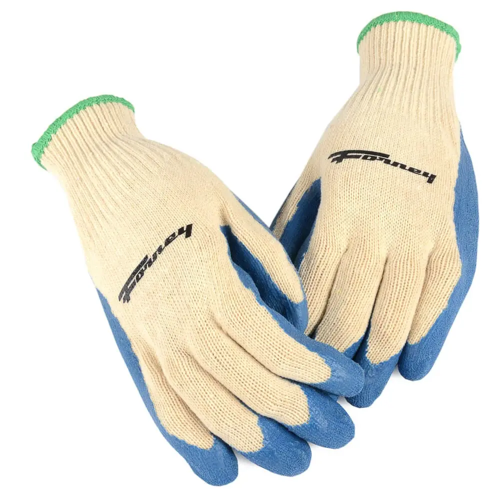 Latex Coated String Knit Gloves (Size L) 1